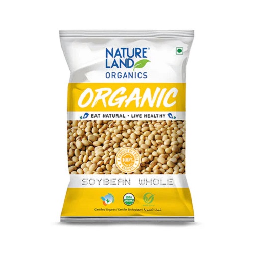 Organic Soybean Whole 500 Gm